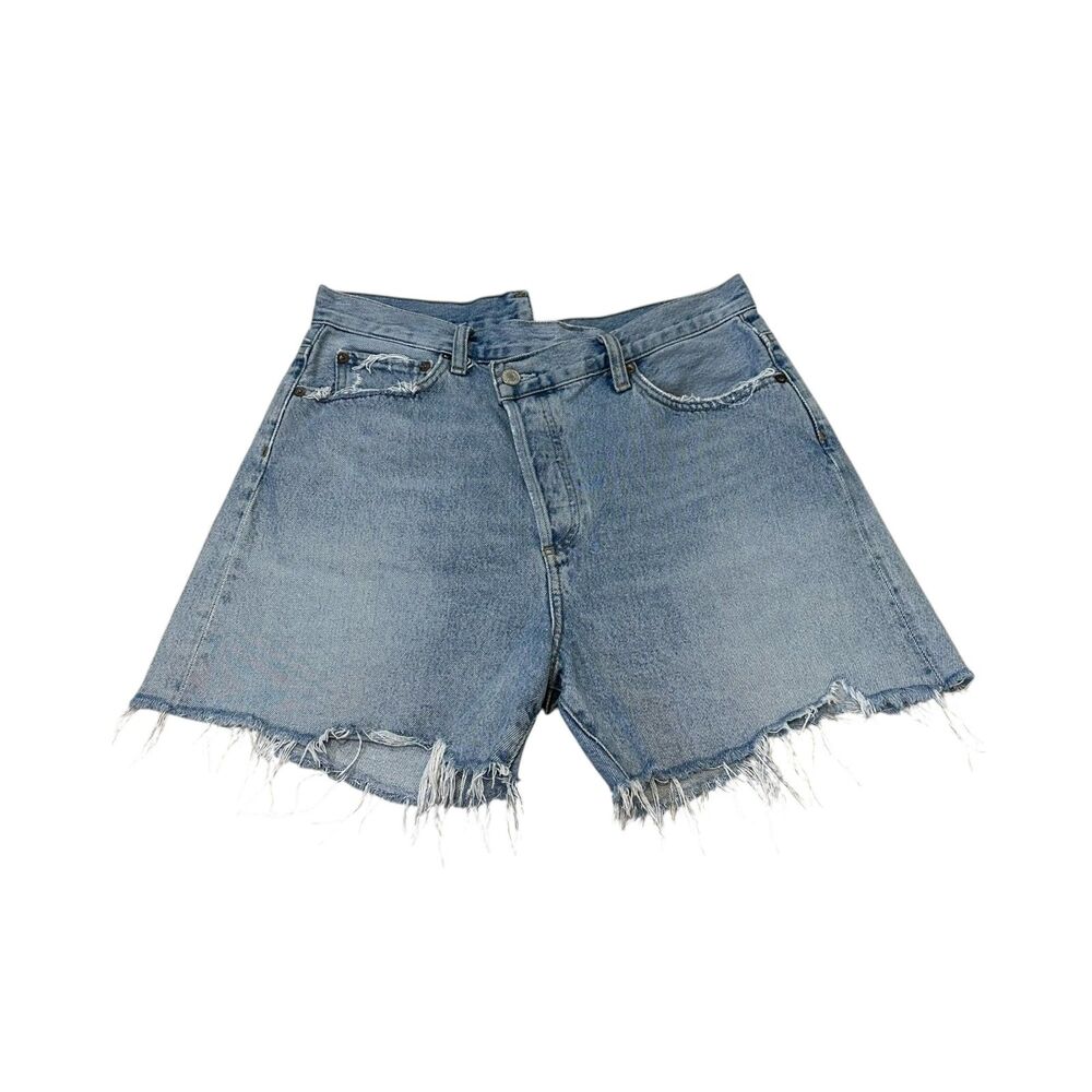 Agolde Criss Cross Jean Shorts Size 28